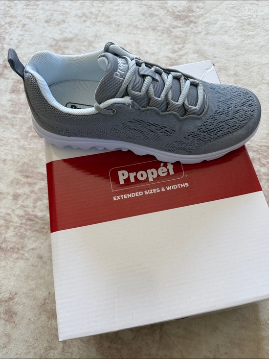 Propet Shoes - Propet Women's Travelactiv Silver Mesh Lace-Up Sneakers